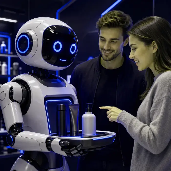 Imagine reprezentativă pentru familia Roboți de servicii comerciale