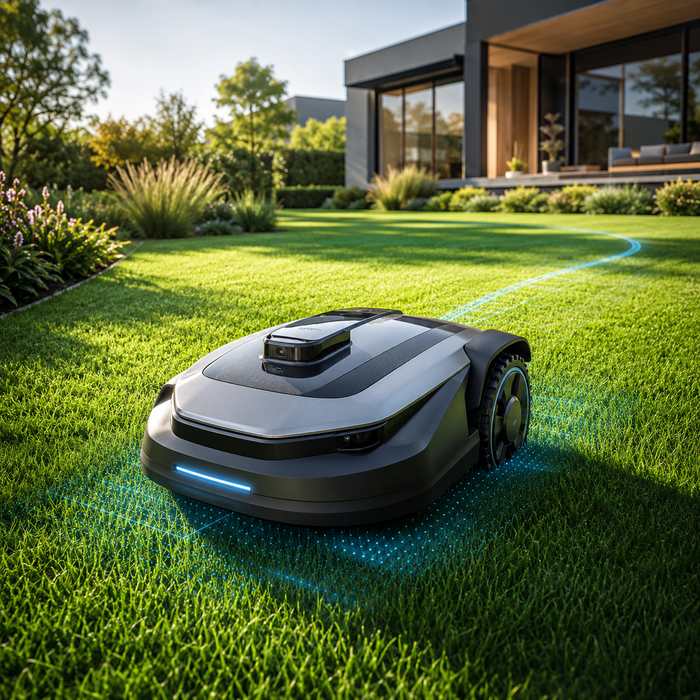 Robot autonom pentru tunderea și întreținerea inteligentă a gazonului