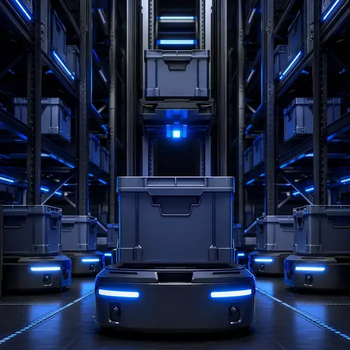 Imagine reprezentativă pentru familia Depozitare automatizată și warehouse robotics