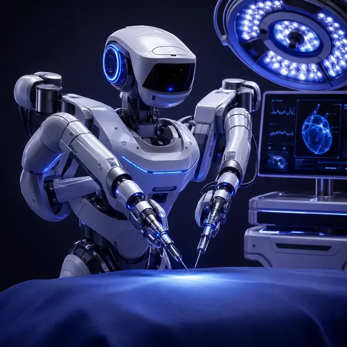 Imagine reprezentativă pentru familia Roboți medicali