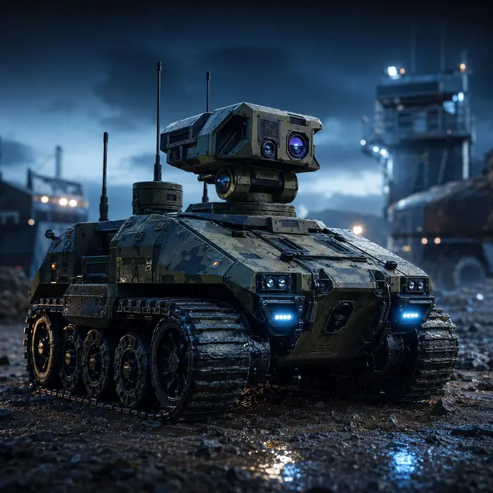 Imagine reprezentativă pentru familia Roboți militari și defence robotics