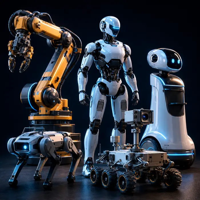 Imagine reprezentativă pentru familia Robotii